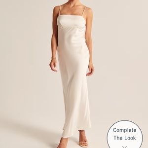 Abercrombie satin dress
